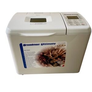 Breadman Ultimate TR2200C Automatic Bread Maker Machine White 2lb Capacity